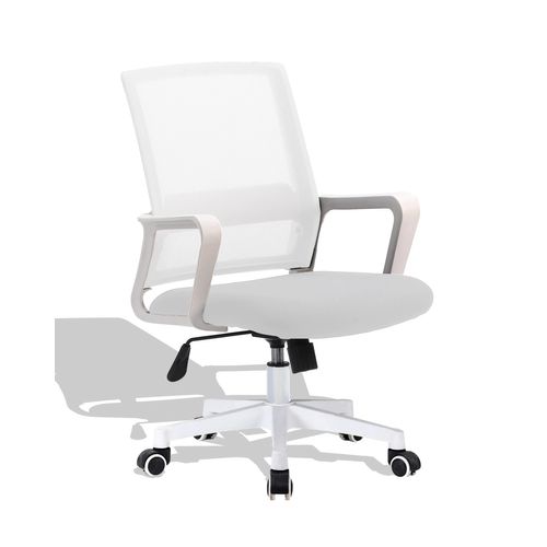 Chaise De Bureau En Tissu Mesh - Mars, Bleu, H.92cm, L.57cm, P.60cm