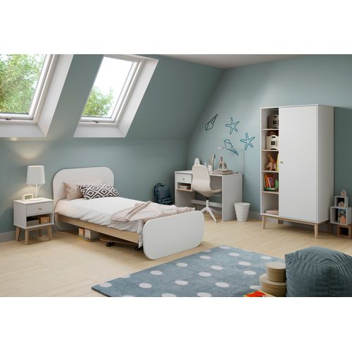 Bureau 1 Tiroir Et 1 Niche Ouverte L110 Cm