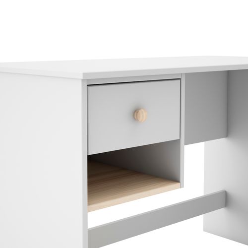 Bureau 1 Tiroir Et 1 Niche Ouverte L110 Cm