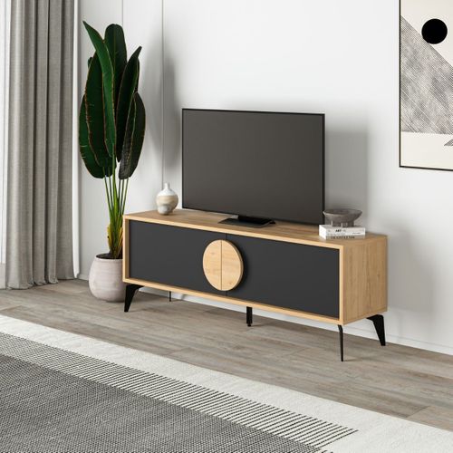 Meuble TV 2 Portes - L140 Cm