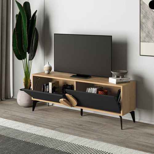 Meuble TV 2 Portes - L140 Cm