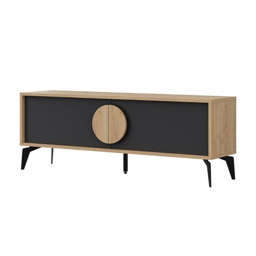 Meuble TV 2 Portes - L140 Cm