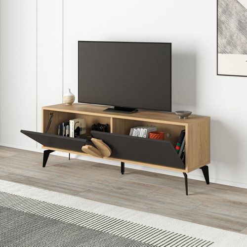 Meuble TV 2 Portes - L140 Cm