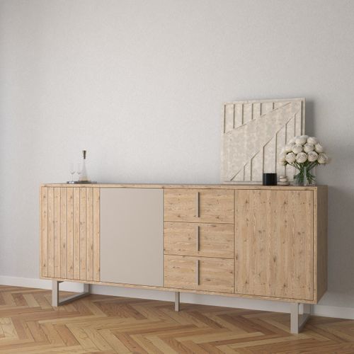 Buffet 3 Portes Et 3 Tiroirs L180 Cm