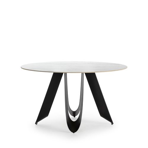 Table à Manger 6 Personnes Ronde En Céramique