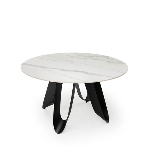 Table à Manger 6 Personnes Ronde En Céramique