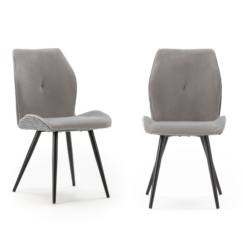 Lot De 2 Chaises En Tissu L45 Cm