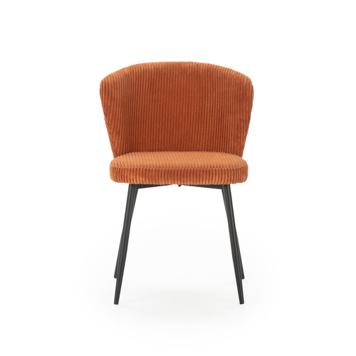 Lot De 4 Chaises En Tissu Avec Pieds En Métal L47 Cm