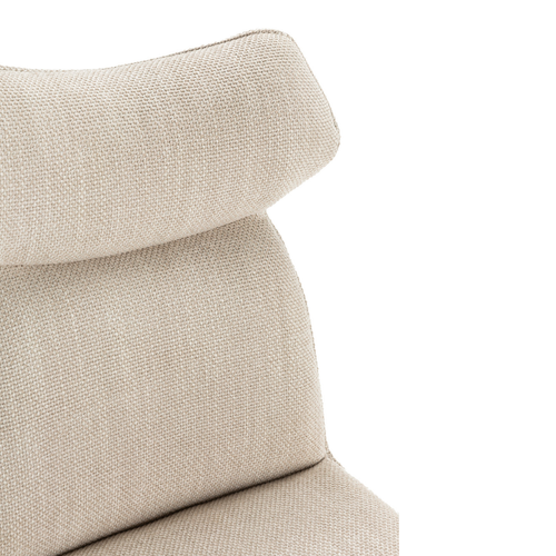 Lot De 2 Chaises En Tissu Avec Pieds En Métal Noir L47 Cm