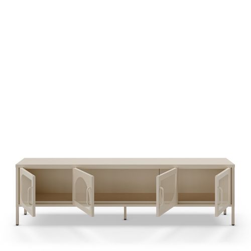 Meuble TV 4 Portes En Métal L180cm