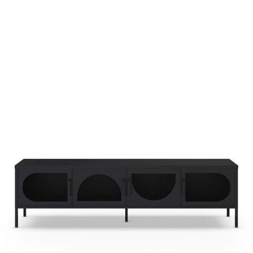 Meuble TV 4 Portes En Métal L180cm