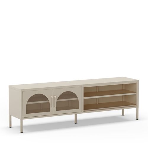 Meuble TV 2 Portes En Métal L160cm