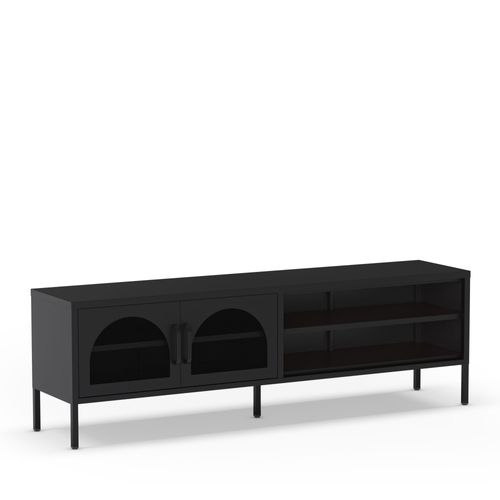 Meuble TV 2 Portes En Métal L160cm