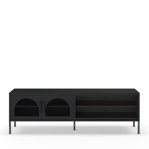 Meuble TV 2 Portes En Métal L160cm