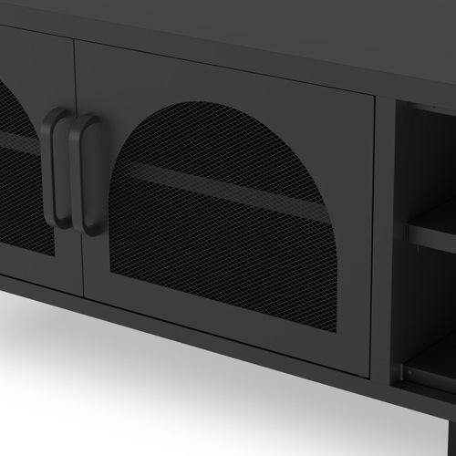 Meuble TV 2 Portes En Métal L160cm