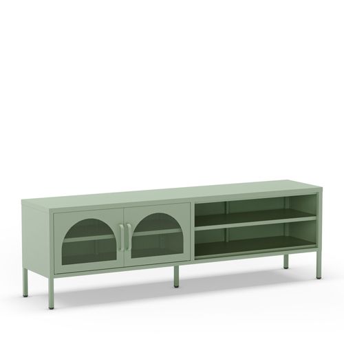 Meuble TV 2 Portes En Métal L160cm