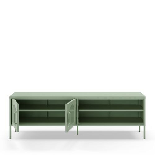 Meuble TV 2 Portes En Métal L160cm