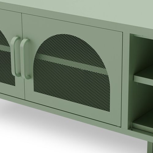 Meuble TV 2 Portes En Métal L160cm