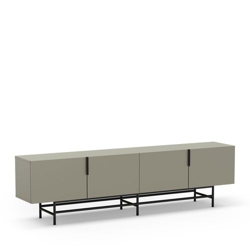 Meuble TV 4 Portes En Bois Et Métal L200cm