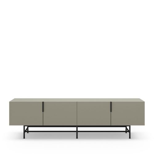 Meuble TV 4 Portes En Bois Et Métal L200cm