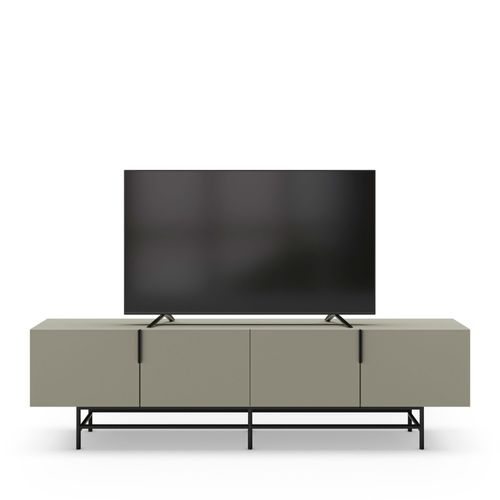 Meuble TV 4 Portes En Bois Et Métal L200cm