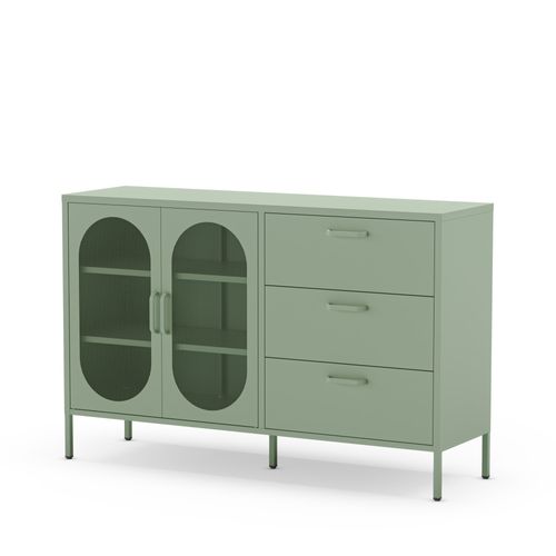 Buffet 2 Portes En Métal L140cm