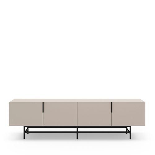 Meuble TV 4 Portes En Bois Et Métal L200cm