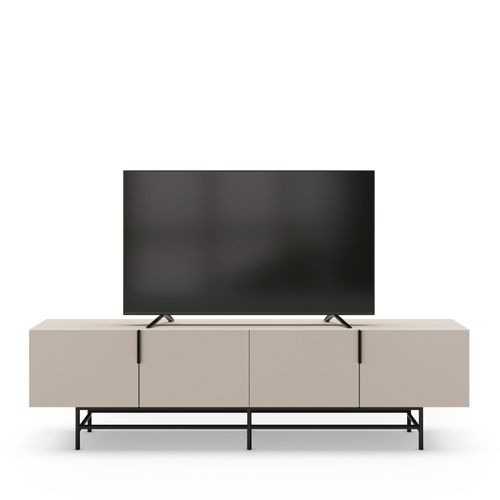 Meuble TV 4 Portes En Bois Et Métal L200cm