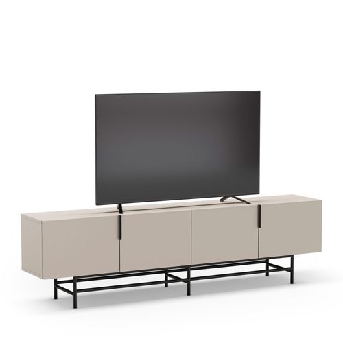 Meuble TV 4 Portes En Bois Et Métal L200cm