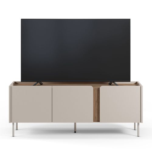 Meuble TV 3 Portes En Bois Et Métal L140cm