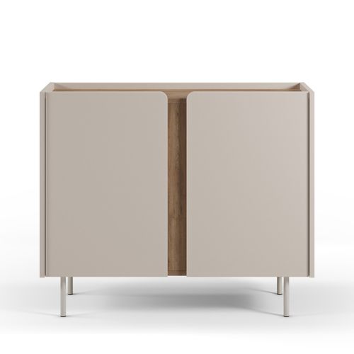 Buffet 2 Portes En Bois Et Métal L100cm