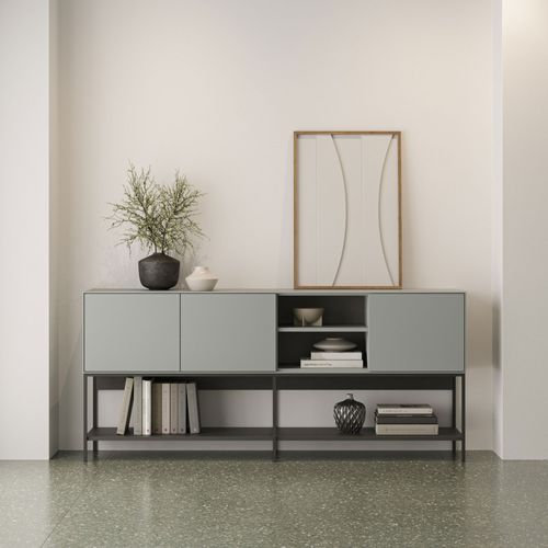 Buffet 3 Portes En Bois Et Métal L180cm