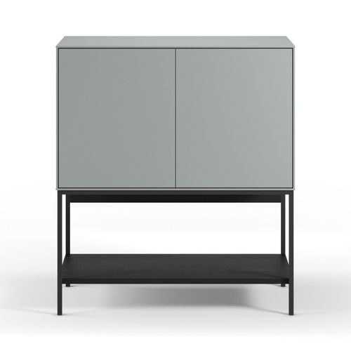 Buffet 2 Portes En Bois Et Métal L80cm