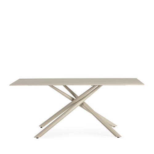 Table à Manger 8 Places En Céramique Et Métal