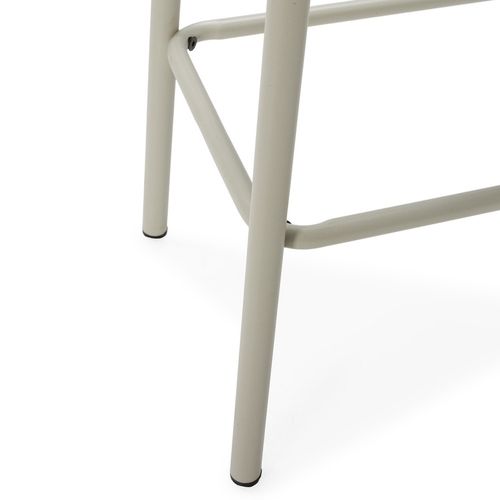 Lot De 2 Tabourets De Bar En Bois Et Métal H65cm