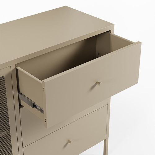 Buffet En Metal Beige - Latem