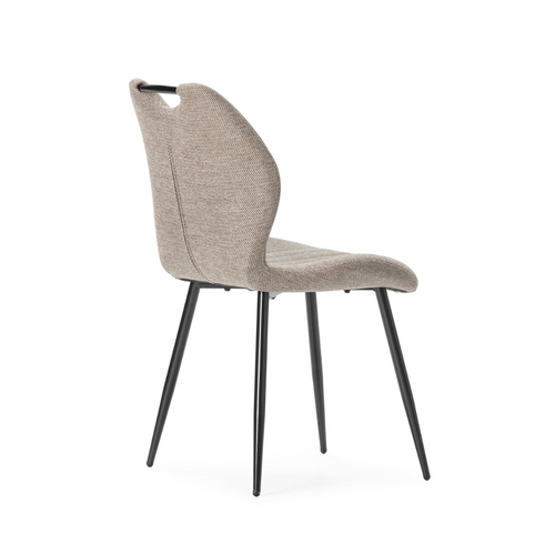 Lot De 4 Chaises En Tissu L48 Cm