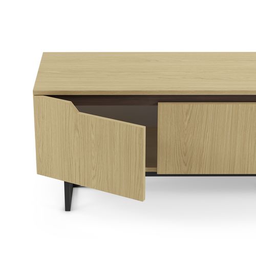 Meuble TV L.180cm JILL imitation chêne