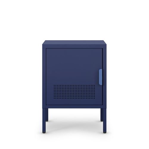 Table De Chevet 1 Porte En Métal L40cm