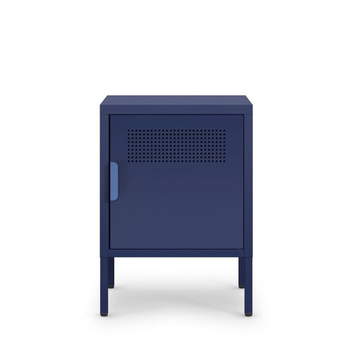 Table De Chevet 1 Porte En Métal L40cm