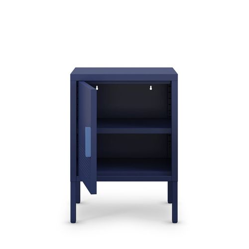 Table De Chevet 1 Porte En Métal L40cm