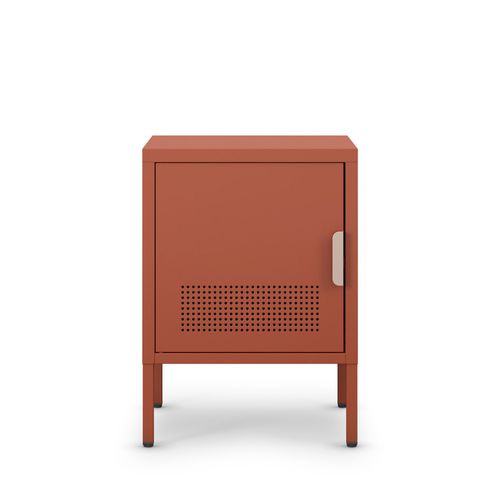 Table De Chevet 1 Porte En Métal L40cm