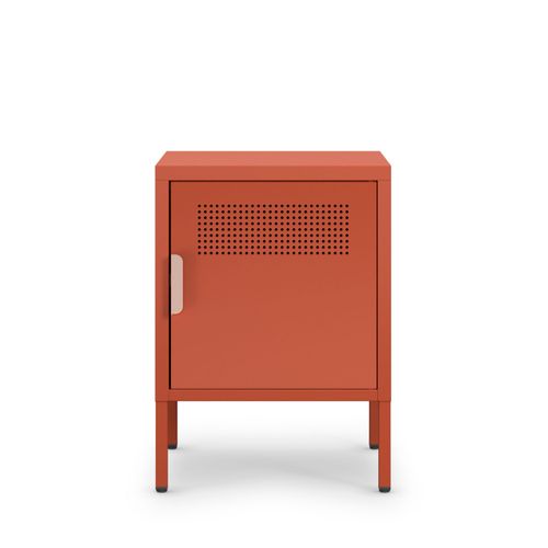 Table De Chevet 1 Porte En Métal L40cm