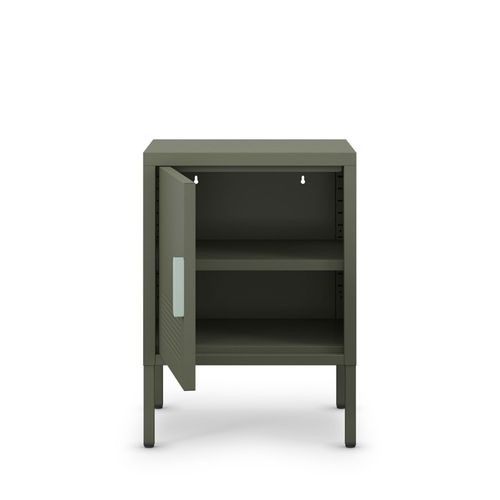 Table De Chevet 1 Porte En Métal L40cm