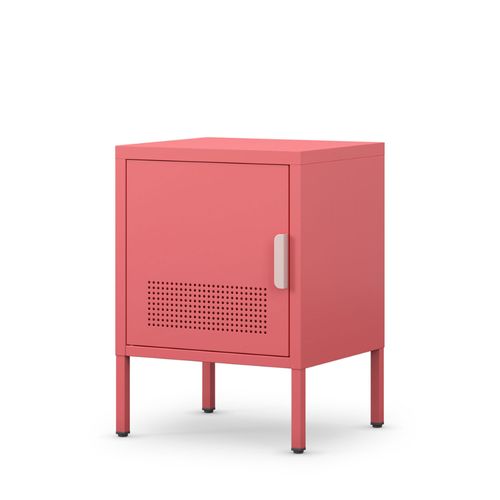 Table De Chevet 1 Porte En Métal L40cm