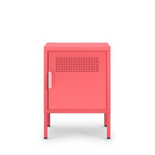 Table De Chevet 1 Porte En Métal L40cm