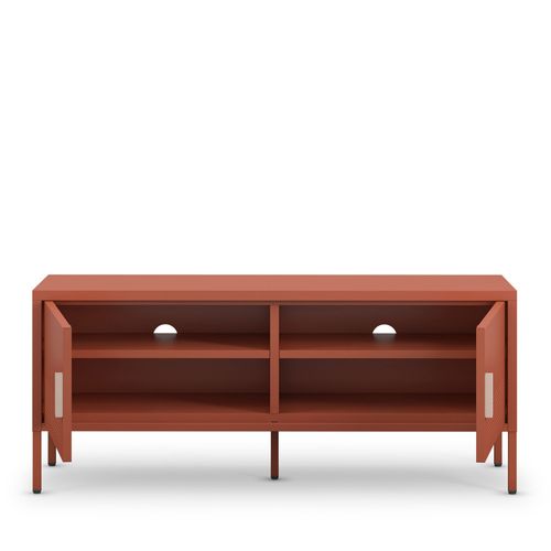 Meuble TV 2 Portes En Métal L120cm