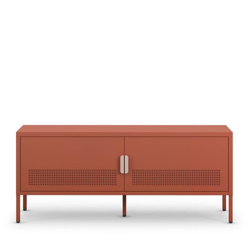 Meuble TV 2 Portes En Métal L120cm