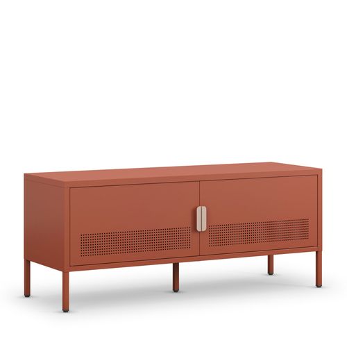 Meuble TV 2 Portes En Métal L120cm