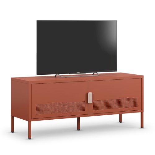 Meuble TV 2 Portes En Métal L120cm